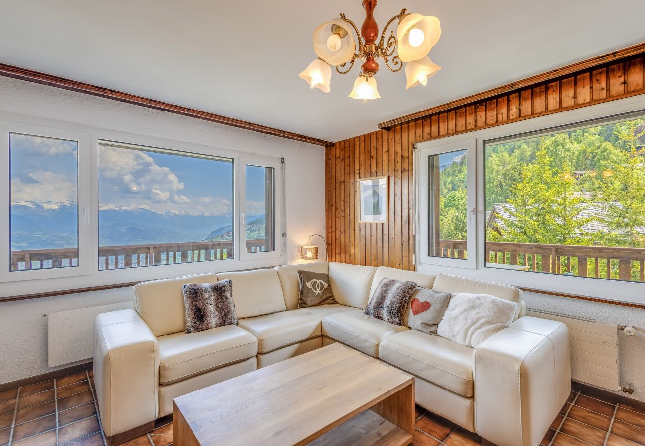 Ferienwohnung in Haute-Nendaz - Alexandra 9 - 2 pers - vue magnifique