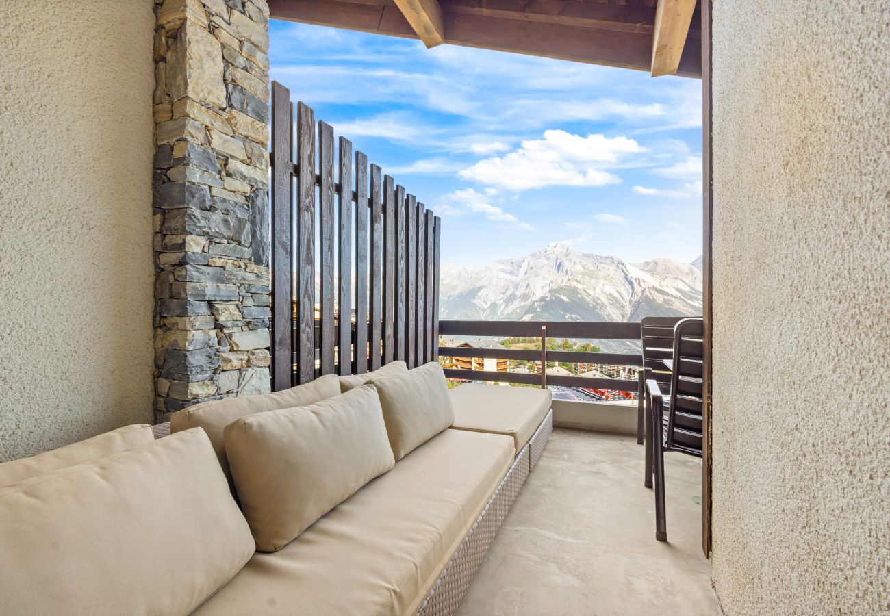 Ferienwohnung in Haute-Nendaz - Les Hauts-de-Nendaz A C5 - 5 pers - ski In&Out