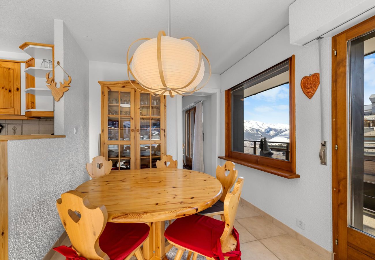 Ferienwohnung in Haute-Nendaz - Nid d'Aigle F2 - Cocon de lumière pour 4 pers