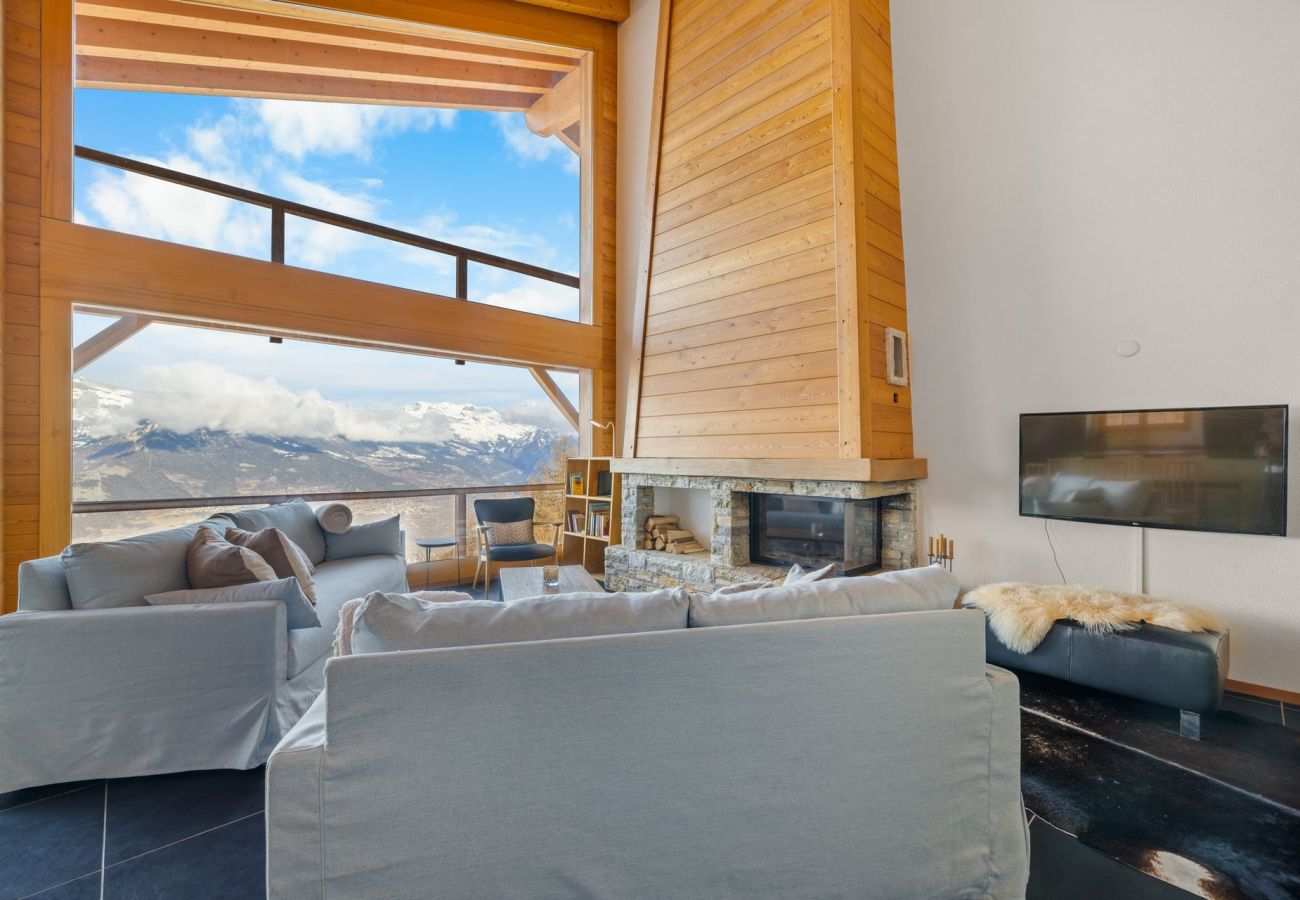 Ferienwohnung in Haute-Nendaz - Crevasse 07 - Duplex élégant & sauna privé