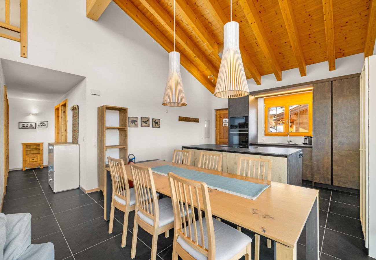 Ferienwohnung in Haute-Nendaz - Crevasse 07 - Duplex élégant & sauna privé