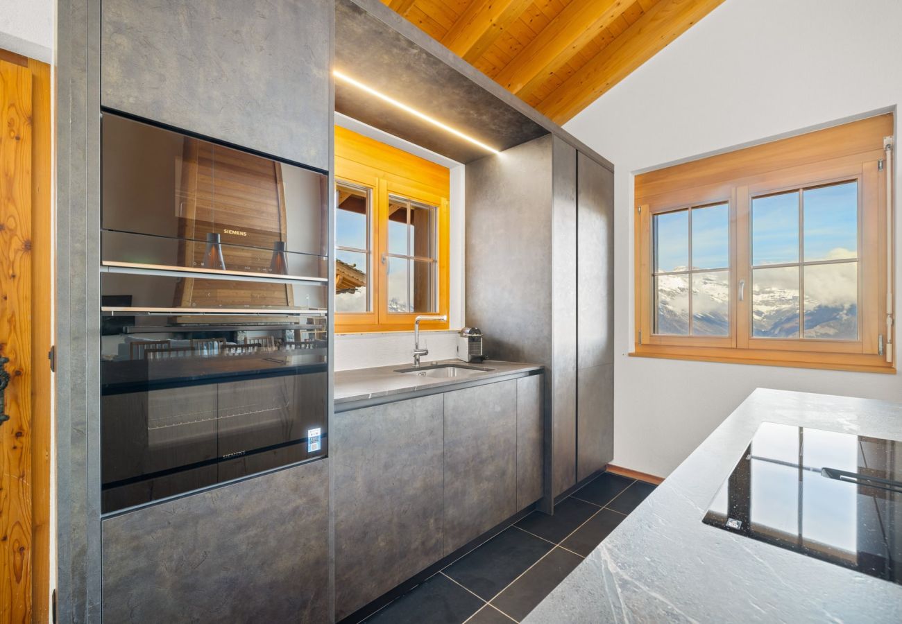 Ferienwohnung in Haute-Nendaz - Crevasse 07 - Duplex élégant & sauna privé