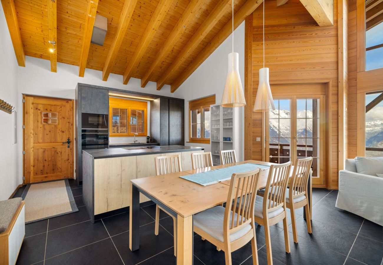 Ferienwohnung in Haute-Nendaz - Crevasse 07 - Duplex élégant & sauna privé