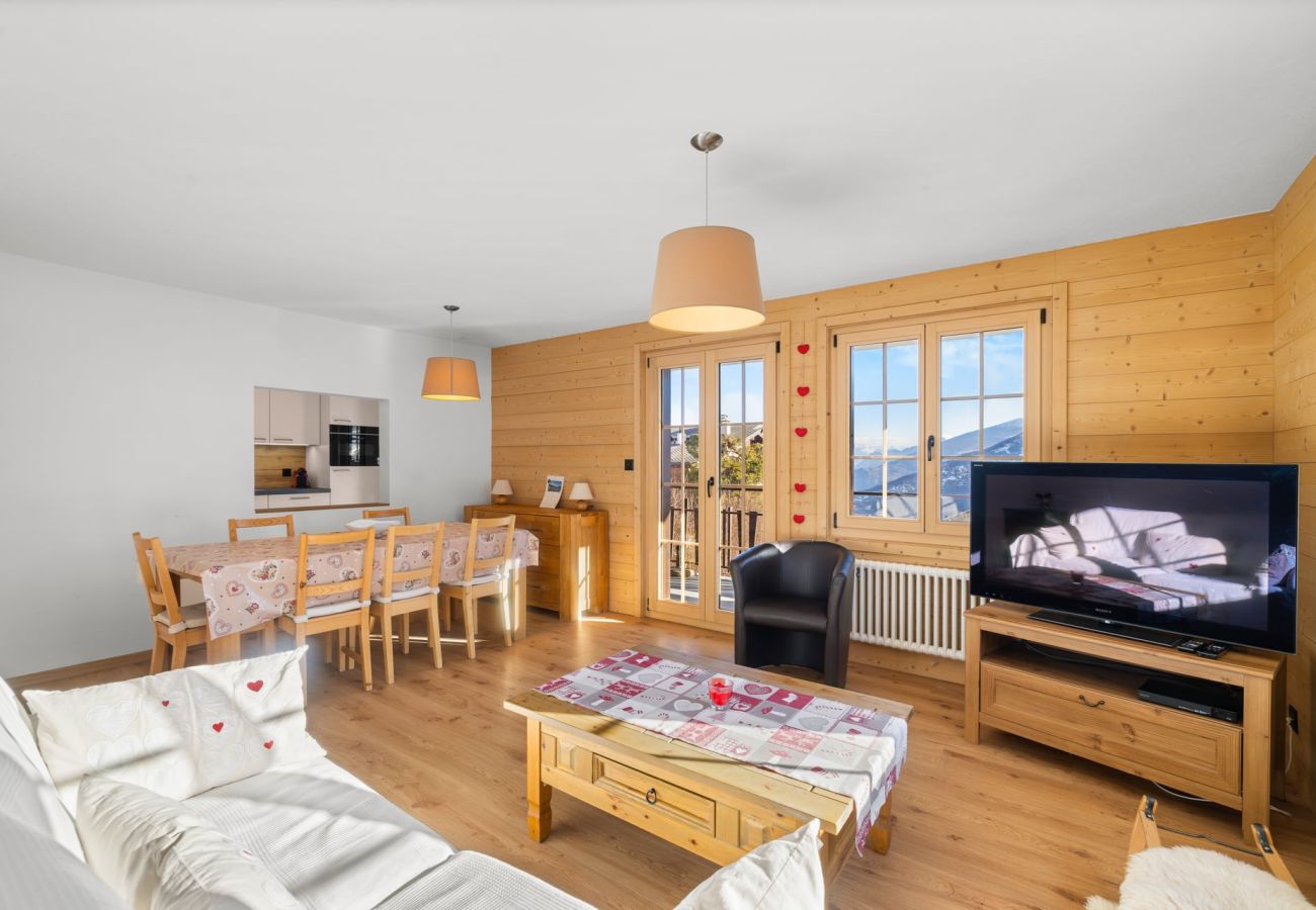 Ferienwohnung in Haute-Nendaz - Marmottes 5 - 5 pers - charme et confort
