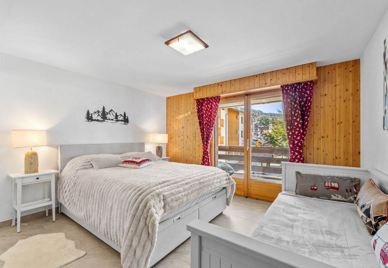Ferienwohnung in Haute-Nendaz - Grand-Place 09 - 5 pers - nid douillet & piscine