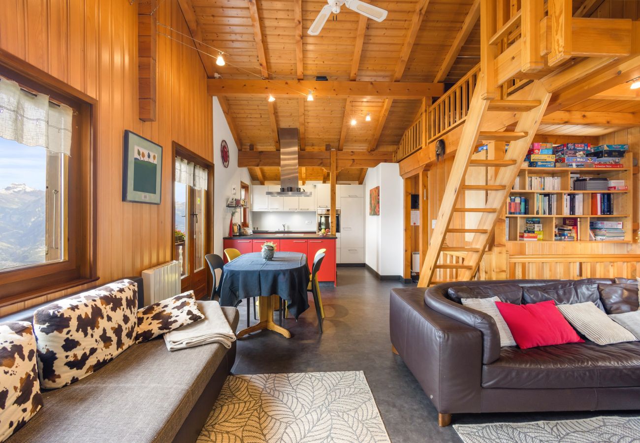 Chalet in Haute-Nendaz - Mille-Feuilles - 8 pers - belle vue
